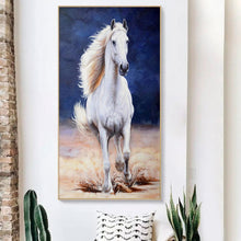 Charger l&#39;image dans la galerie, Cheval - diamant rond complet - 45x85cm
