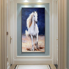 Charger l&#39;image dans la galerie, Cheval - diamant rond complet - 45x85cm
