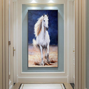 Cheval - diamant rond complet - 45x85cm