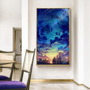 Ciel - diamant rond complet - 45x85cm