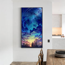 Charger l&#39;image dans la galerie, Ciel - diamant rond complet - 45x85cm
