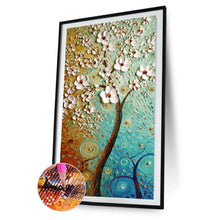 Charger l&#39;image dans la galerie, Fleur - diamant rond complet - 45x85cm
