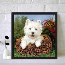 Charger l&#39;image dans la galerie, Chien - diamant rond complet - 30x30cm
