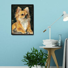 Charger l&#39;image dans la galerie, Perle de chien - diamant rond complet - 30x40cm
