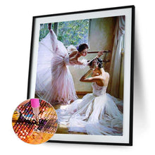 Charger l&#39;image dans la galerie, Fille de ballet - diamant rond complet - 30x40cm
