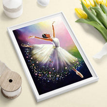 Charger l&#39;image dans la galerie, Fille de ballet - diamant rond complet - 30x40cm
