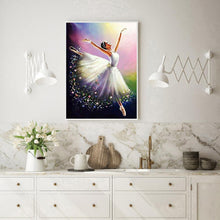 Charger l&#39;image dans la galerie, Fille de ballet - diamant rond complet - 30x40cm
