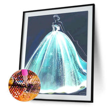 Charger l&#39;image dans la galerie, Ensemble de fille de mariage - diamant rond complet - 30x40cm
