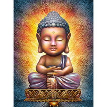 Charger l&#39;image dans la galerie, Bouddha - diamant rond complet - 30x40cm
