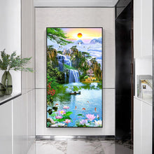 Charger l&#39;image dans la galerie, Fantasy nature set - diamant rond complet - 45x85cm
