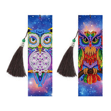 Charger l&#39;image dans la galerie, 2pcs Hibou-DIY Diamond Painting signet
