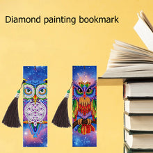 Charger l&#39;image dans la galerie, 2pcs Hibou-DIY Diamond Painting signet
