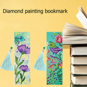 2pcs fleur-DIY Diamond Painting signet