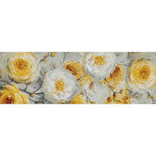 Charger l&#39;image dans la galerie, 80x30cm hortensia jaune - diamant rond complet - 80x30cm
