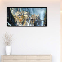 Charger l&#39;image dans la galerie, Paysage de montagne - diamant rond complet - 80x40cm
