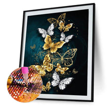 Charger l&#39;image dans la galerie, Papillon - Peinture Diamant Rond Complet 30 * 40cm
