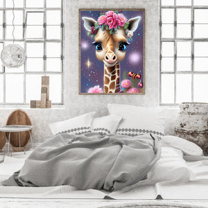 Girafe-Complète Diamond Painting