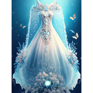 Robe de mariée-Complète Diamond Painting