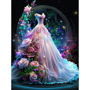 Robe de mariée-Complète Diamond Painting