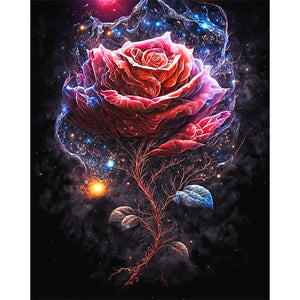 Rose-Full Round Diamond Painting-30x40cm