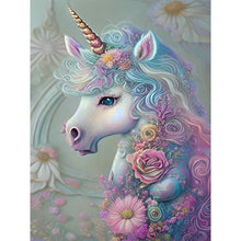 Charger l&#39;image dans la galerie, Unicorn-Full Round Diamond Painting-30x40cm
