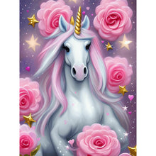 Charger l&#39;image dans la galerie, Unicorn-Full Round Diamond Painting-30x40cm
