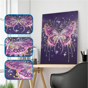 Cristal Strass - Papillon 30x40CM