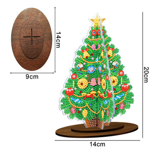 Ornement de Peinture de Diamant Mini Arbre de Noël