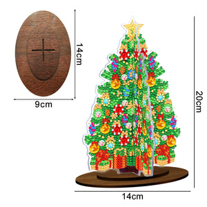 Ornement de Peinture de Diamant Mini Arbre de Noël