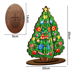 Ornement de Peinture de Diamant Mini Arbre de Noël