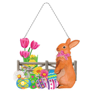 Oeuf de lapin de Pâques - Pendentif bricolage