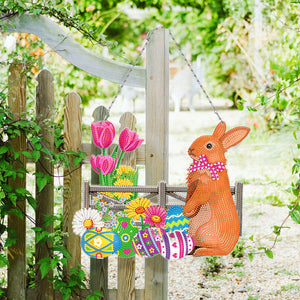 Oeuf de lapin de Pâques - Pendentif bricolage