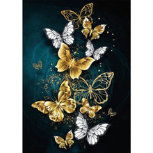 Charger l&#39;image dans la galerie, Papillon - Peinture Diamant Rond Complet 30 * 40cm
