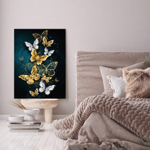 Charger l&#39;image dans la galerie, Papillon - Peinture Diamant Rond Complet 30 * 40cm
